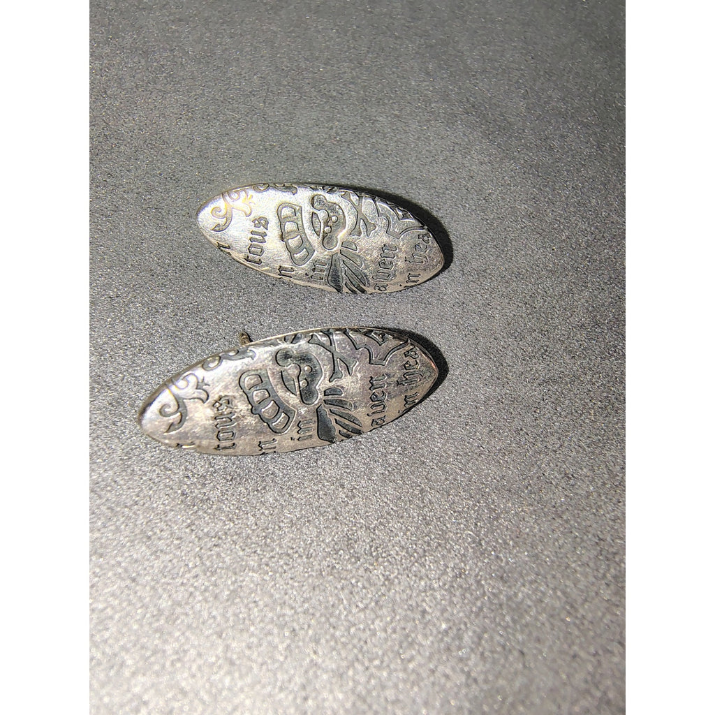 Tous Silver Pirate Bear Earrings