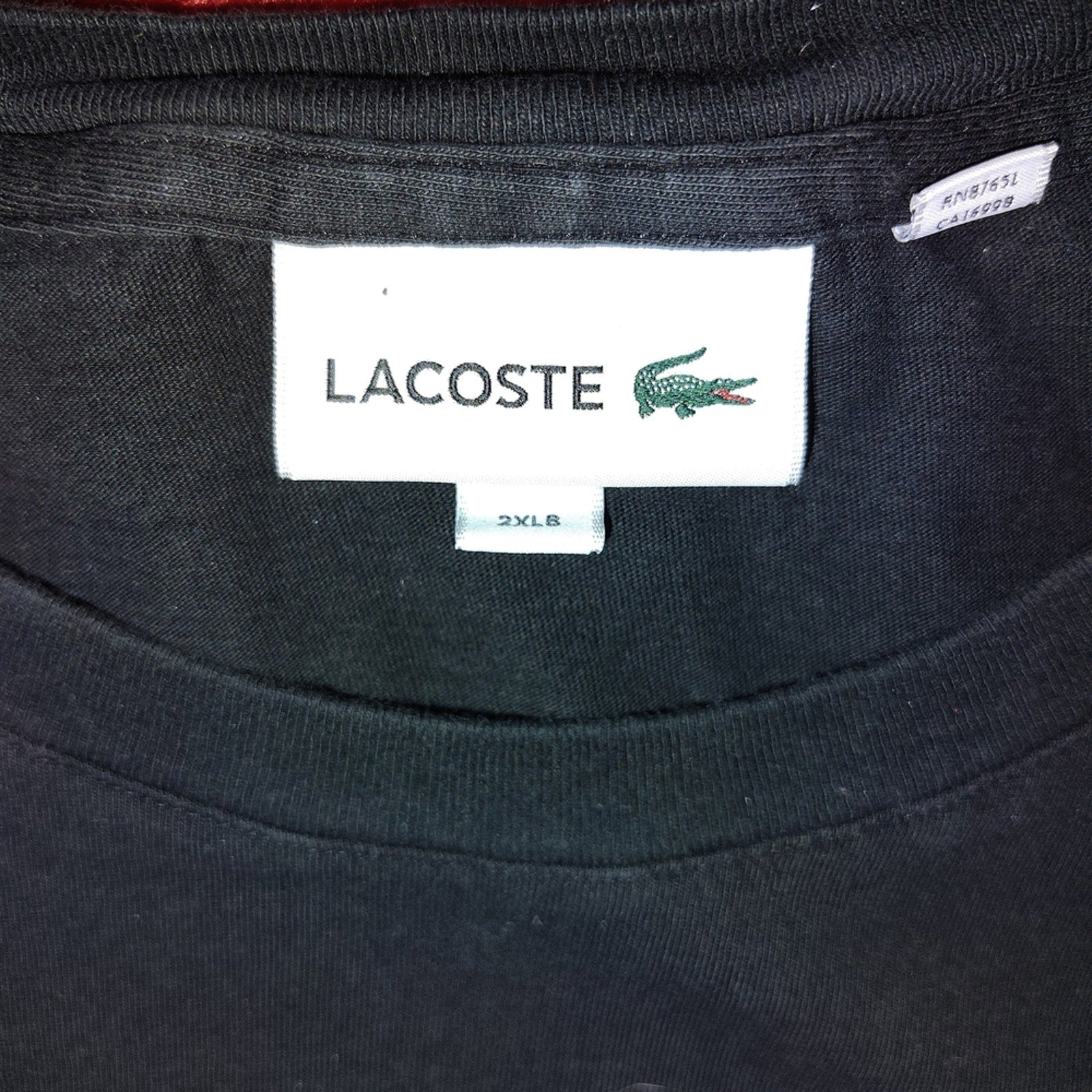 Lacoste Men's Classic Logo Crew Neck T-Shirt - 2X