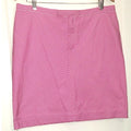 Ralph Lauren Pink Chevron Cotton Mini Sz 14