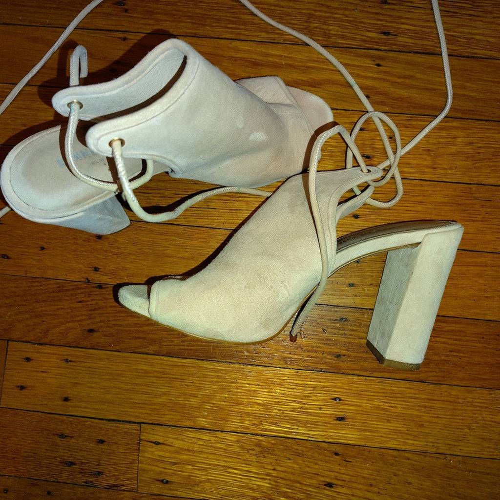 Kenneth Cole Women's Tan Heeled Sandals Sz 7.5