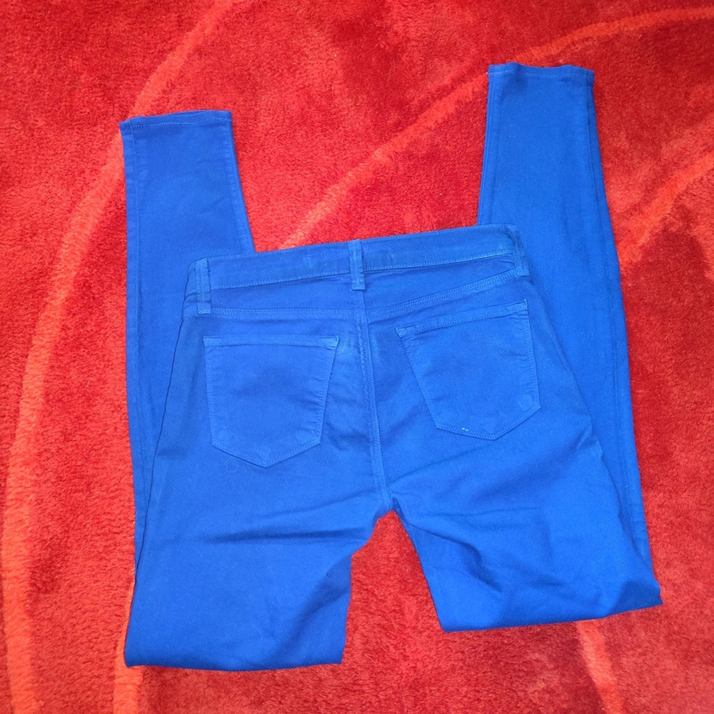J Brand Royal Blue Skinny Jeans SZ 27