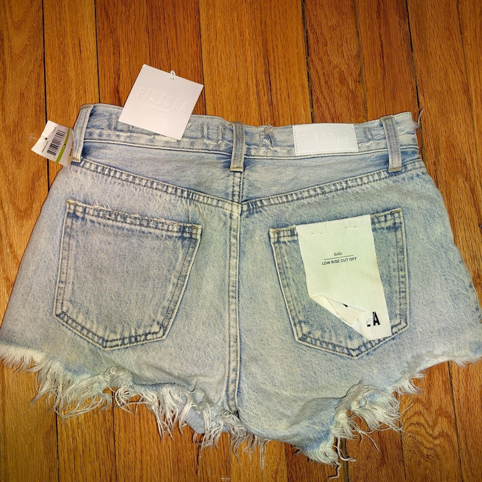 Pistola Distressed Denim Shorts Sz 24