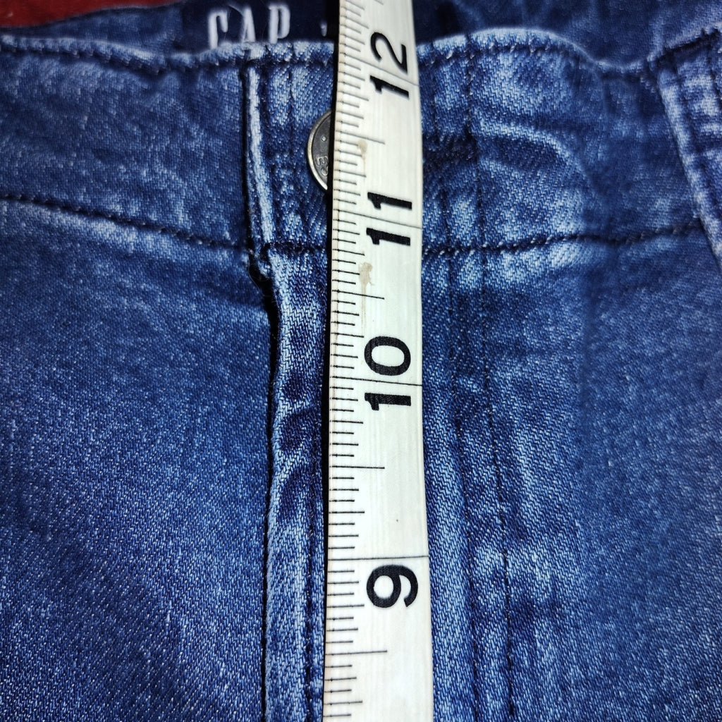GAP Button Pocket 70's Rise Denim Flare Jeans Sz 16