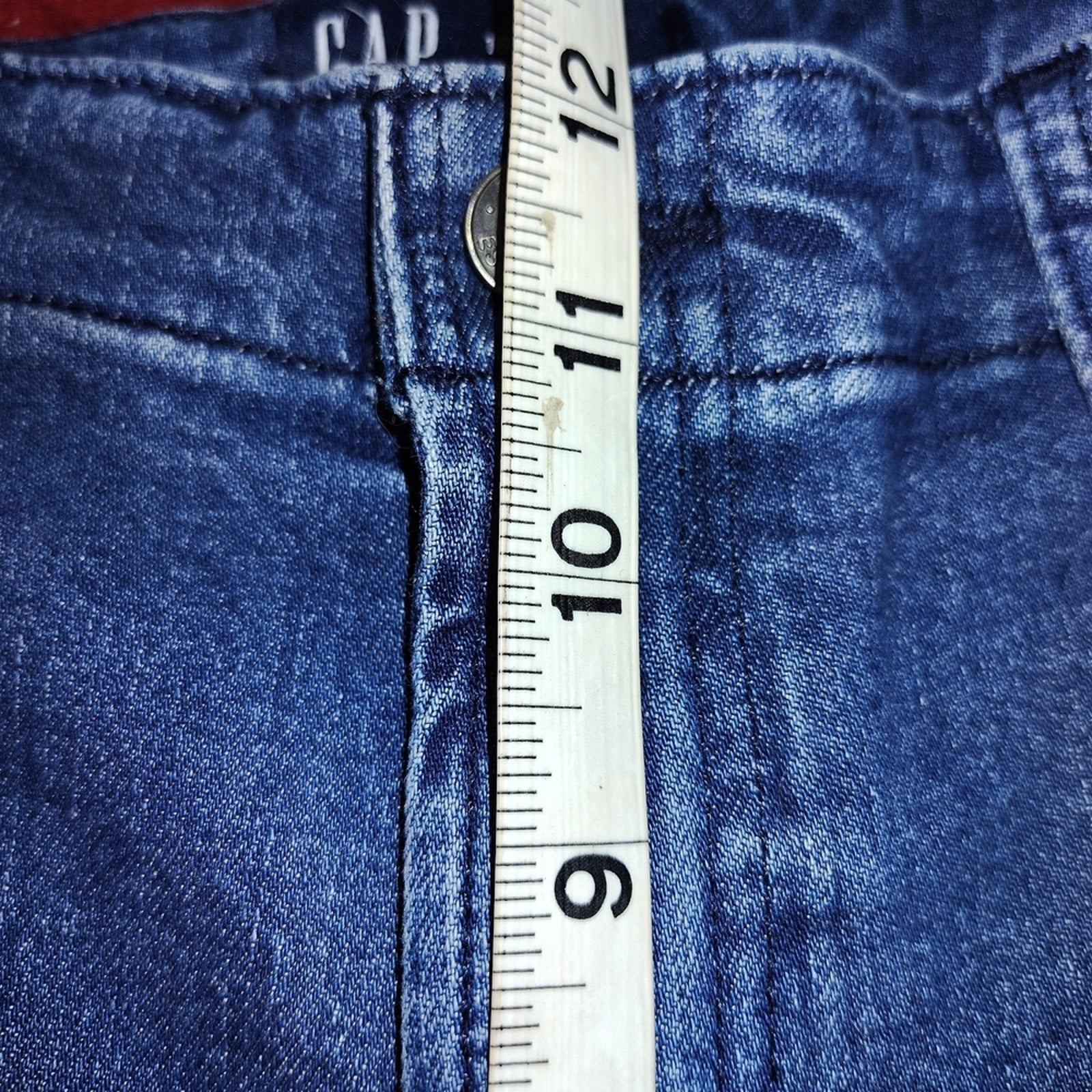 GAP Button Pocket 70's Rise Denim Flare Jeans Sz 16