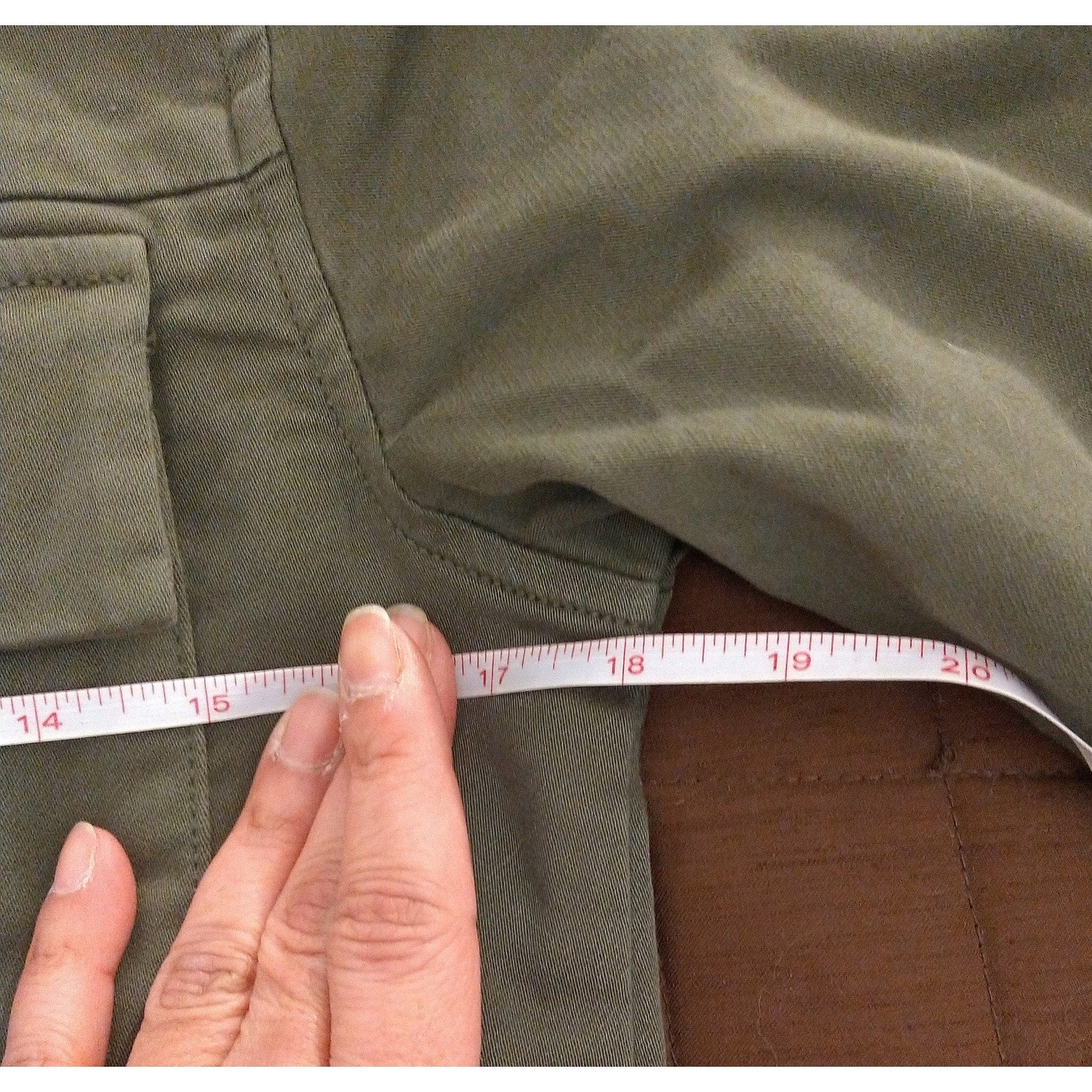 Warp + Weft Army Green Jumpsuit SZ M