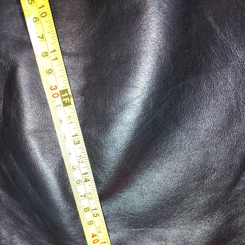 Classic Black Leather Mini Skirt Sz 6