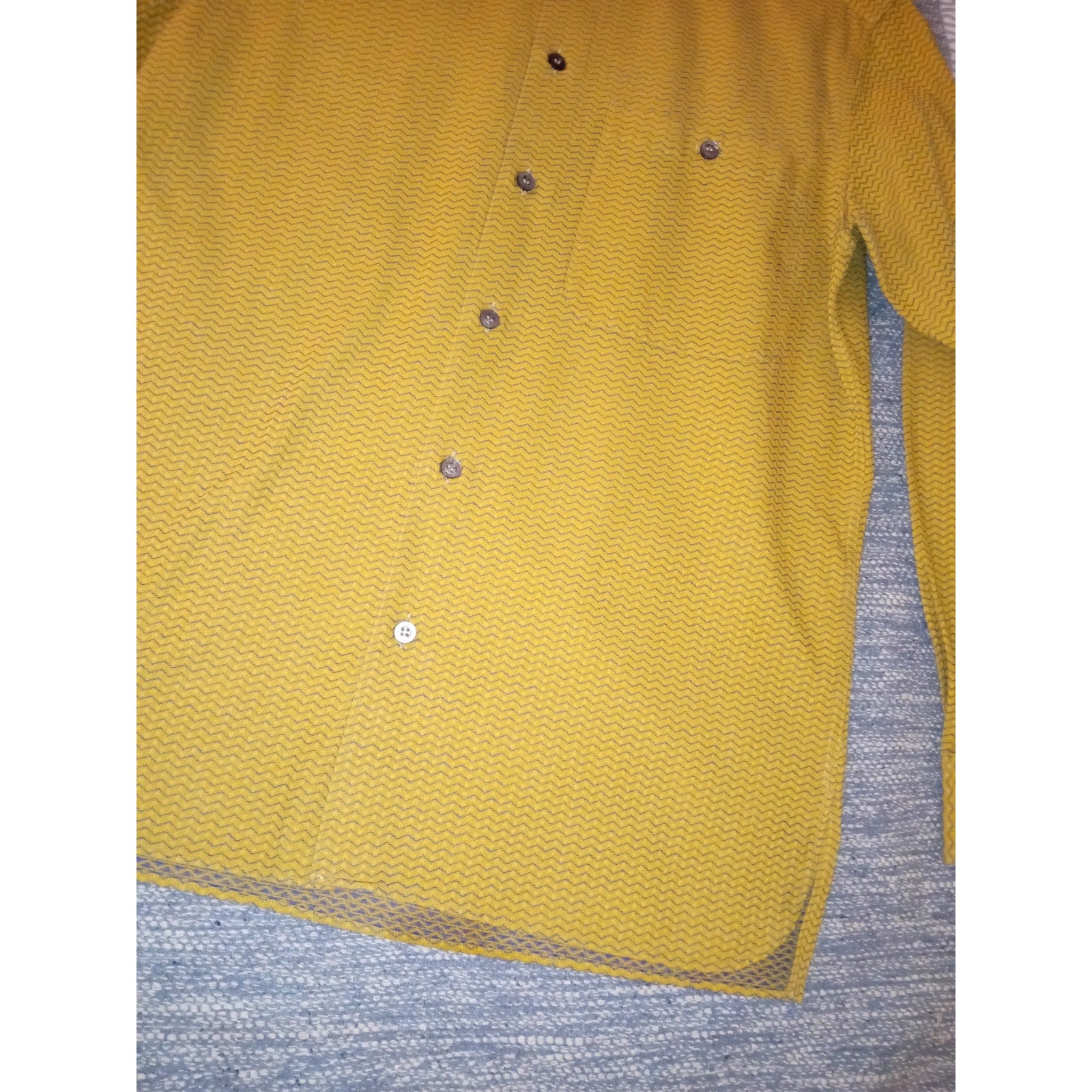 Vintage Men's Zenga Oversize dress Shirt Sz S