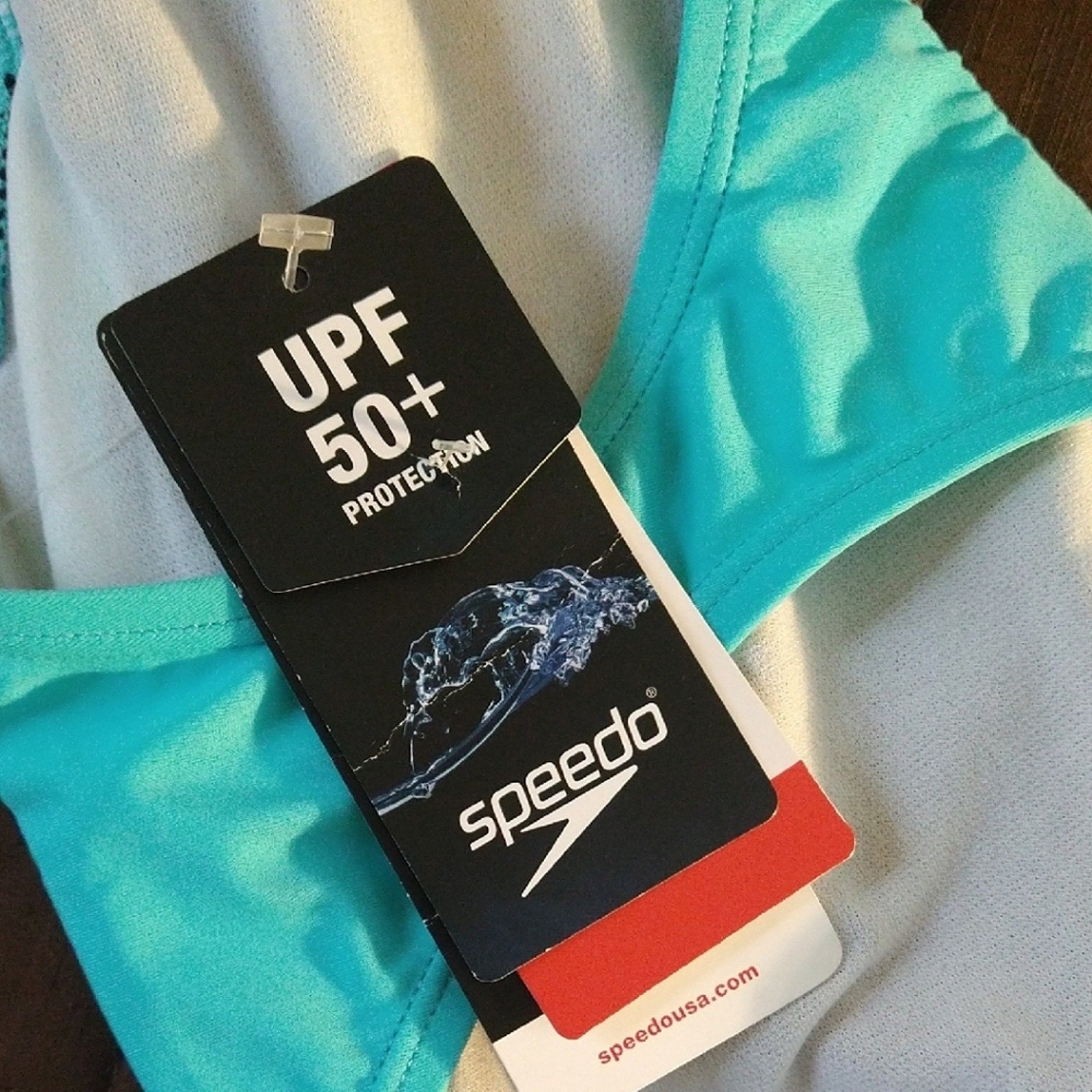 Speedo Black and Blue One Piece Swimwear Sz 14