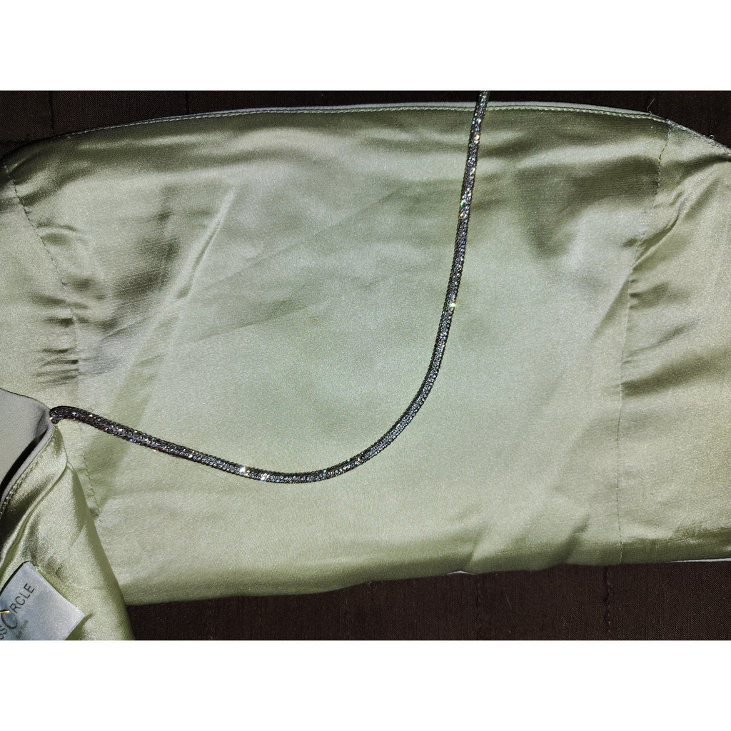 Miss Circle NWT Green w/ Crystal Strap Tube Top SZ M