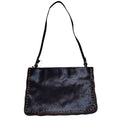 Zara NWOT Pony hair and leather studded shoulder bag