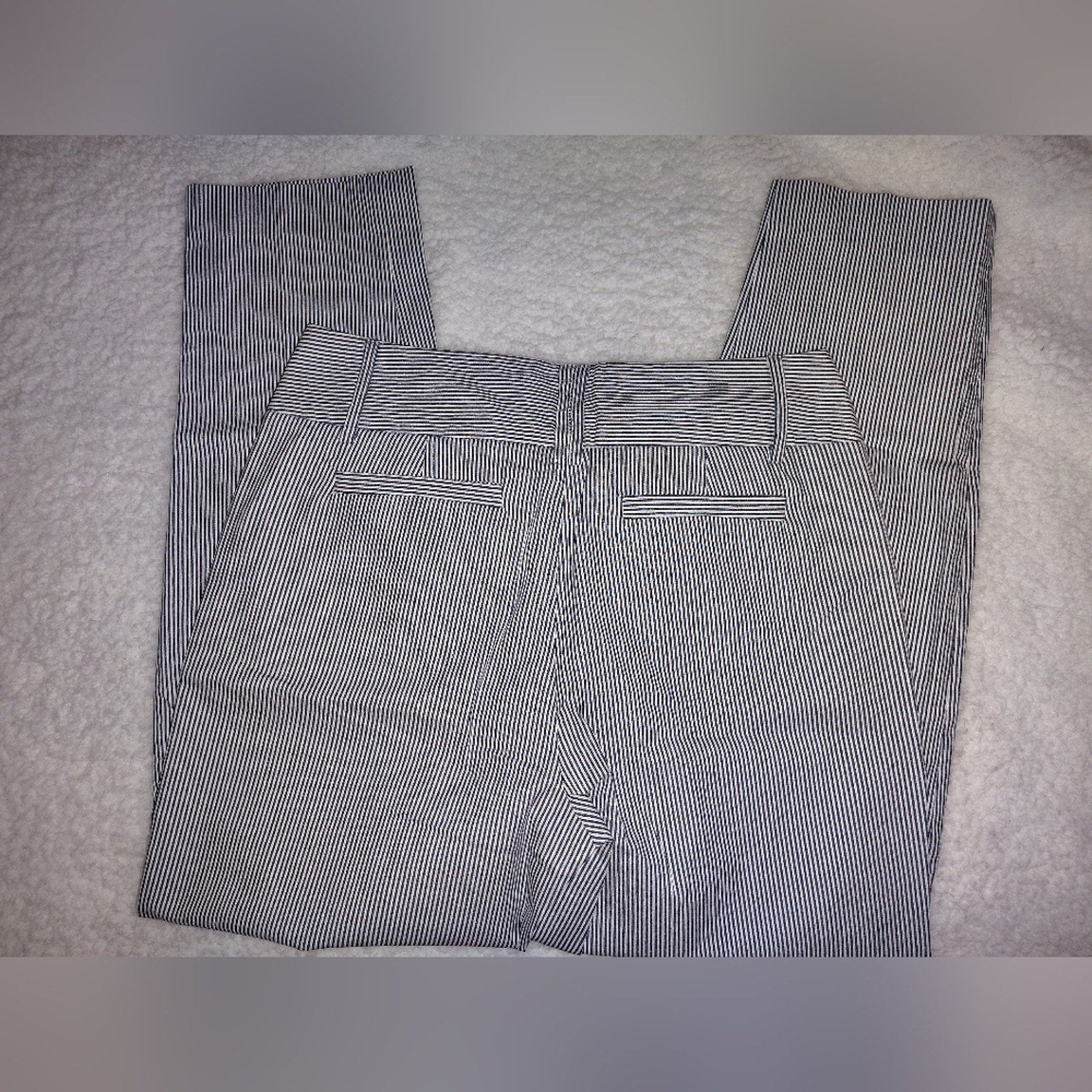 Grace Striped Cropped Pants SZ 6P