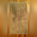 Bernardo Tan Suede Pencil Skirt Sz 12
