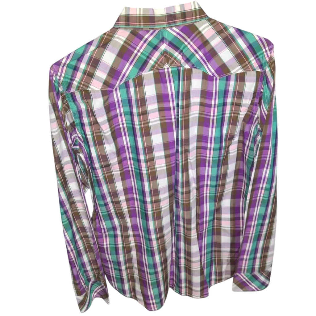 Vintage Diesel Men's Plaid Button Dwn Sz L