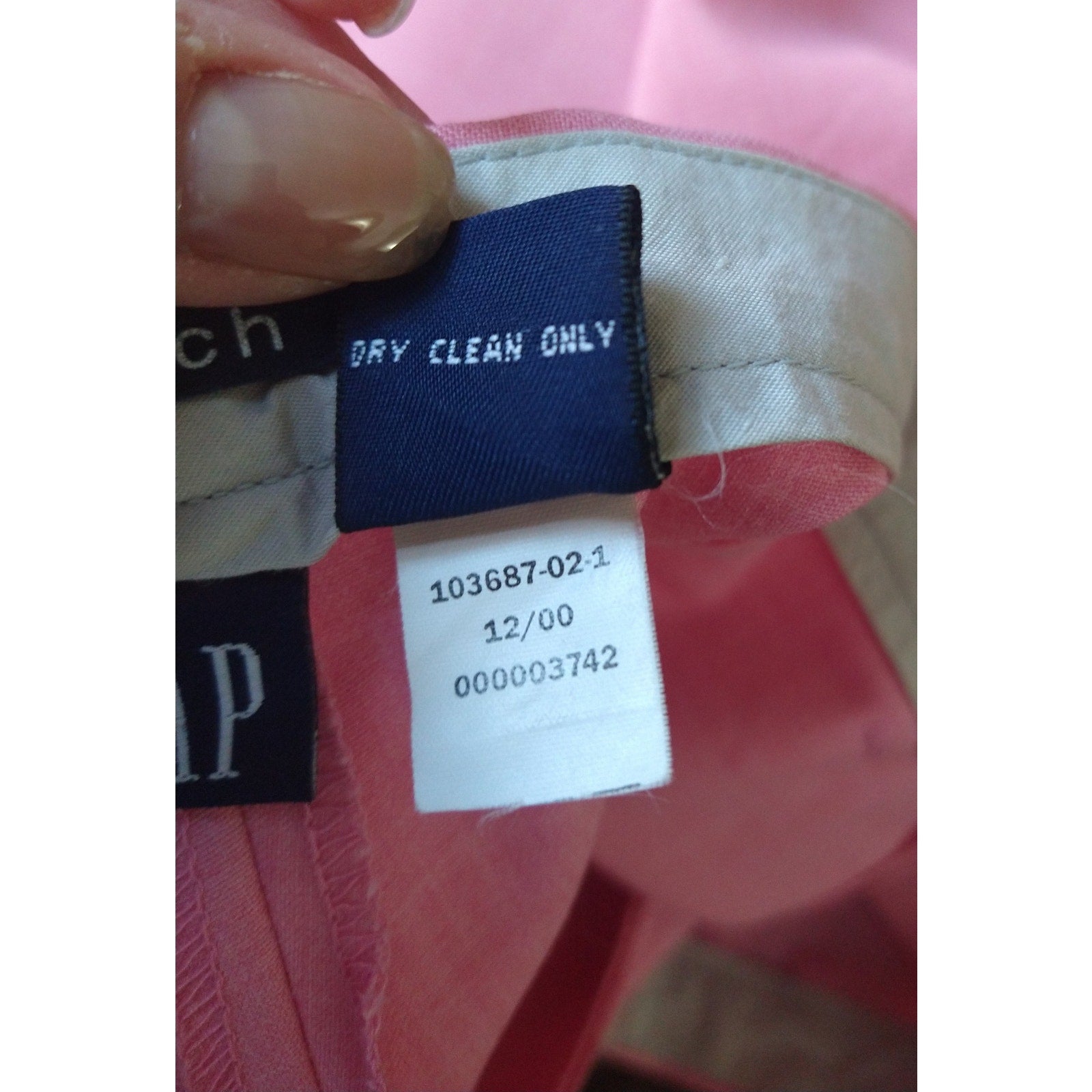 GAP Vintage Pink Light Weight Dress Pants  14A