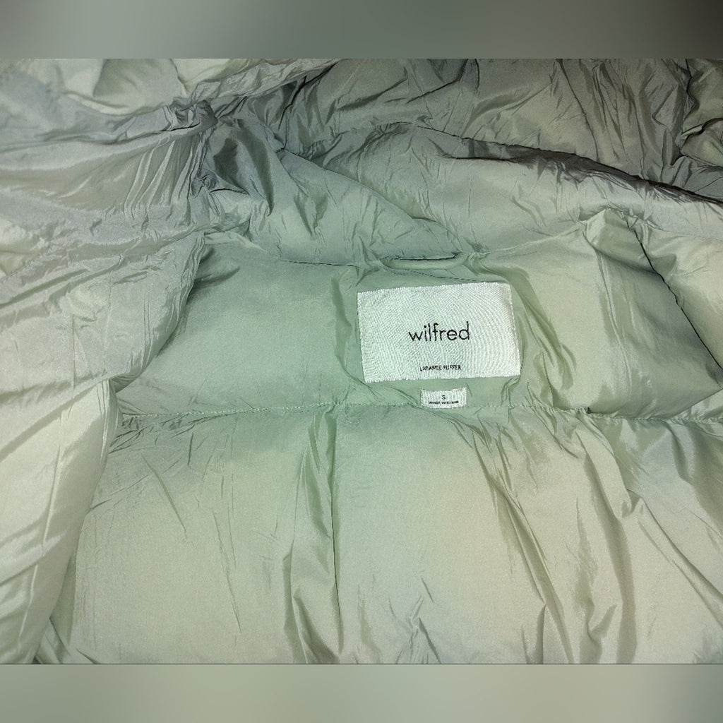 Wilfred Laramie Goose down Hooded Puffer  In mint Sz S