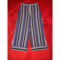Pearl By Lela Rose Lynn Striped Wide-Leg Pants Sz 2