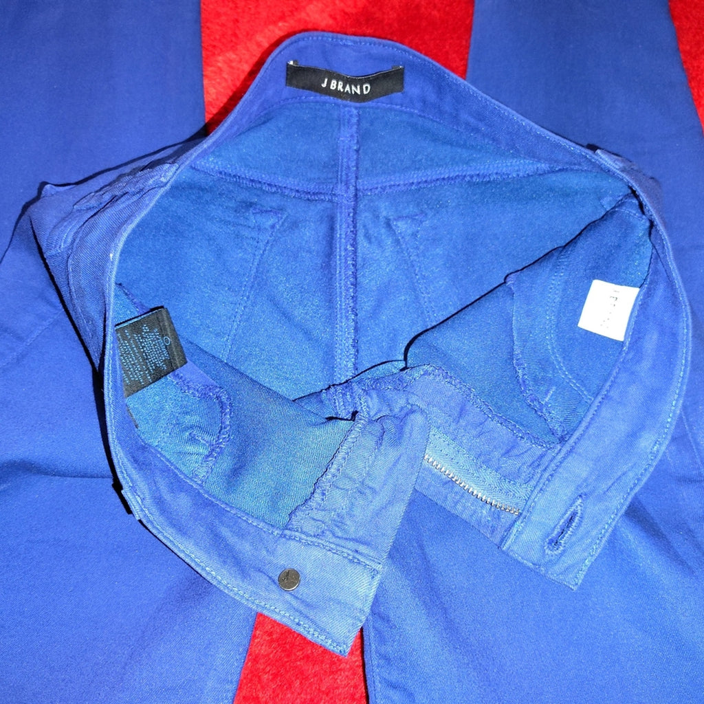J Brand Royal Blue Skinny Jeans SZ 27