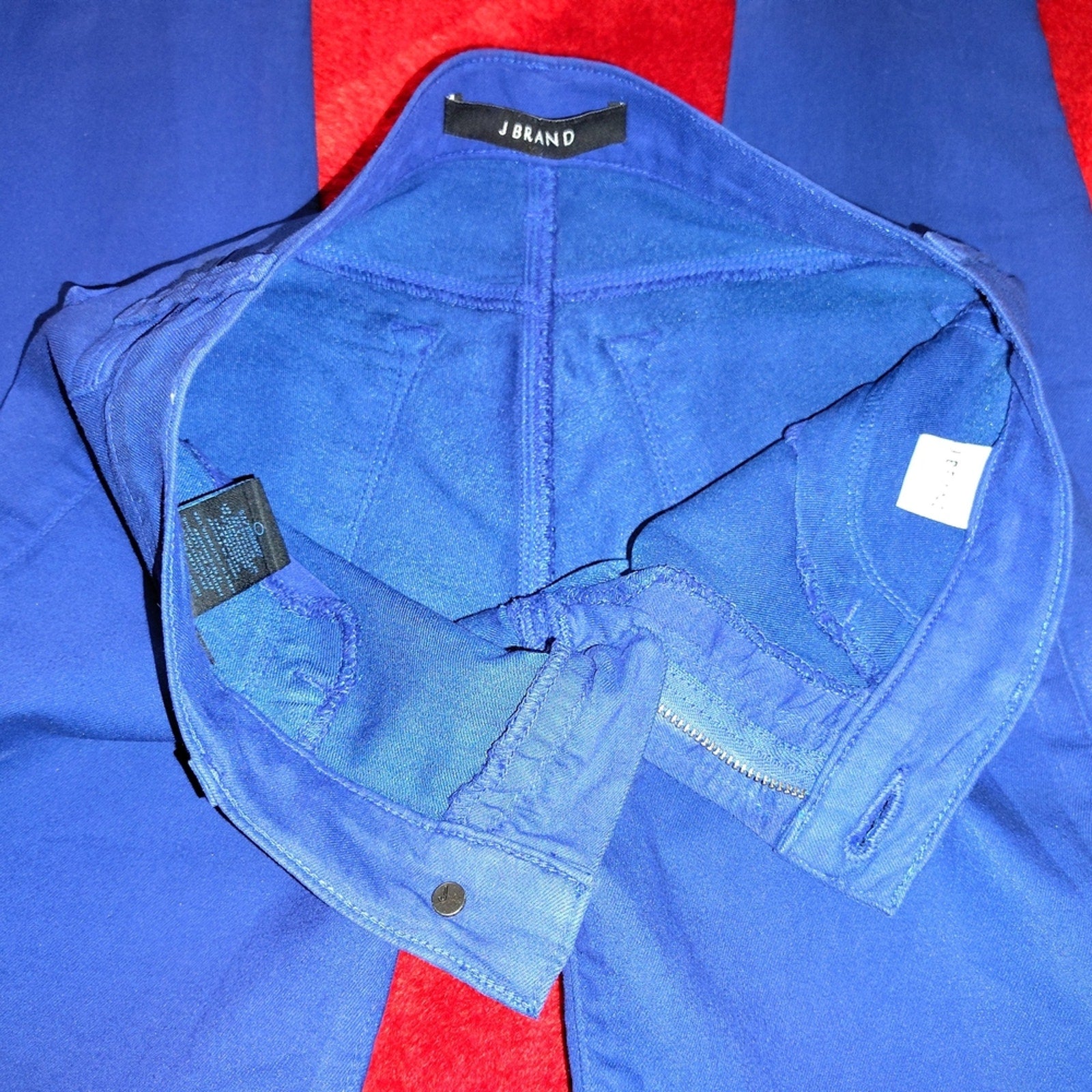J Brand Royal Blue Skinny Jeans SZ 27