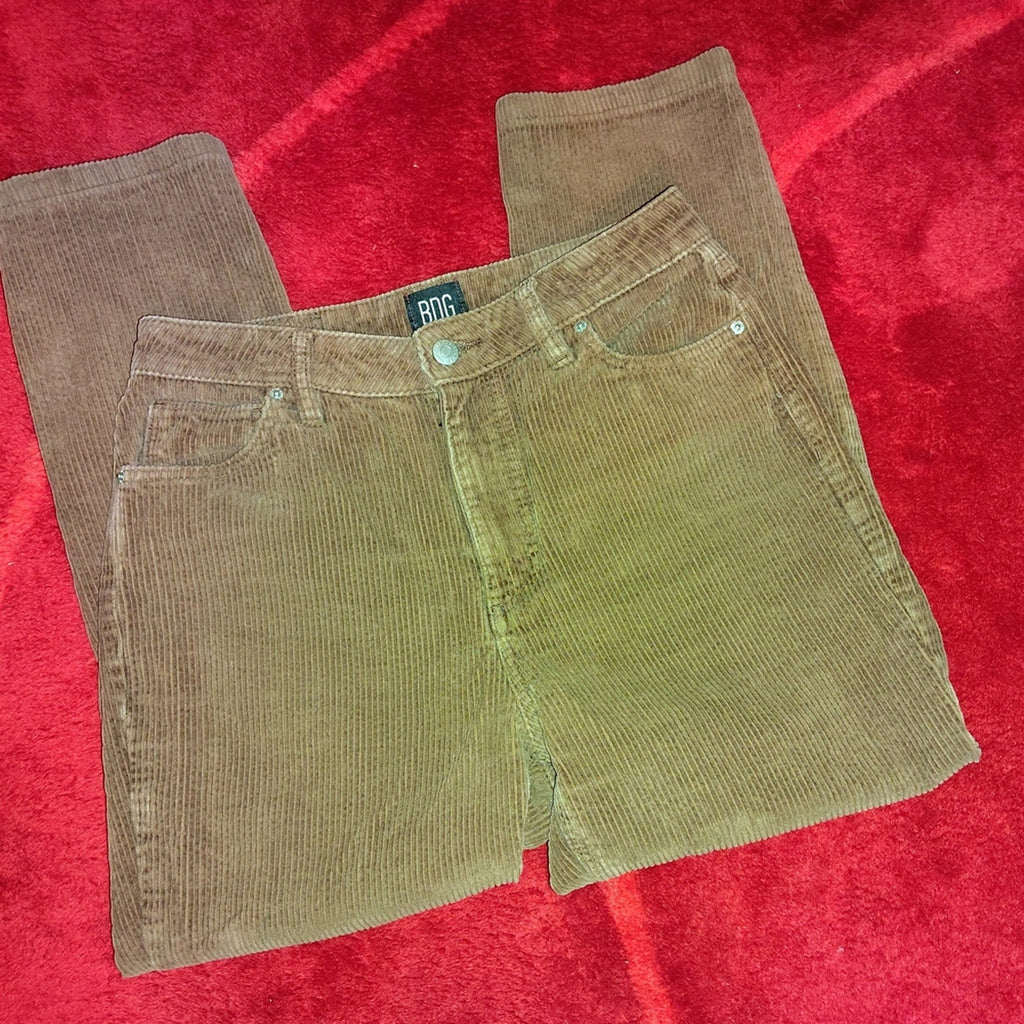 BDG Brown Corduroy Skinny Jeans Sz 27