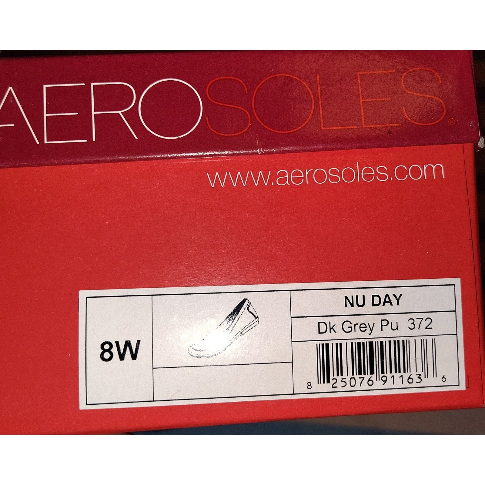 Aerosoles Nu Day Faux Croc Gray Loafers sz 8w