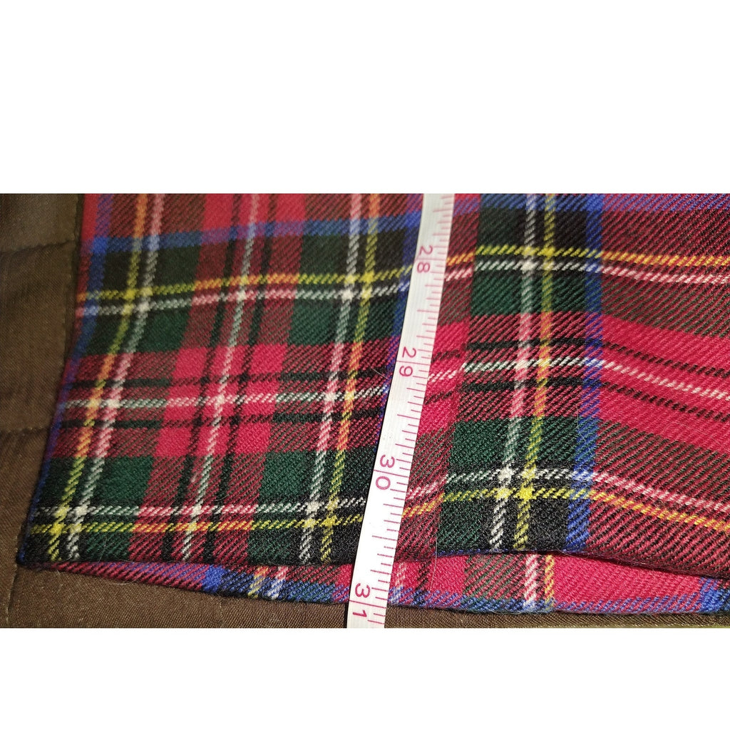 Vintage RARE NYFS 1993 Red Plaid Skinny wool NWOT 32x30