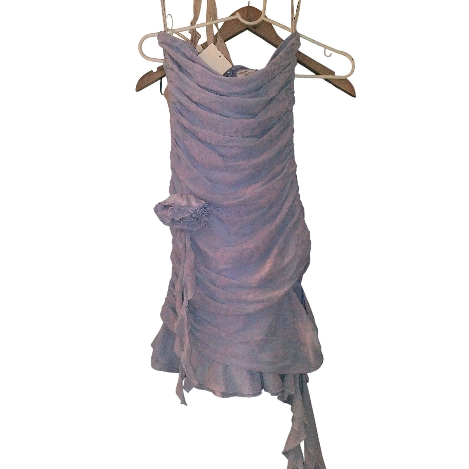 Miss Circle NWT Stretch Lace Strapless dress w/ cutout xxs - L