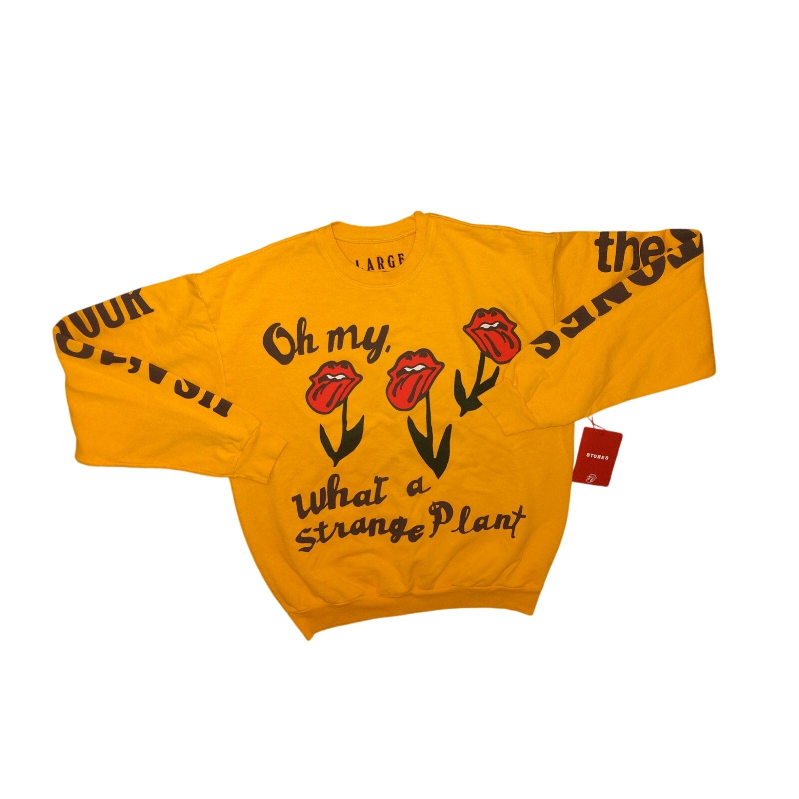 Cactus Plant Flea Market NWT Rolling Stones No Filter Tour Sweatshirt Sz L