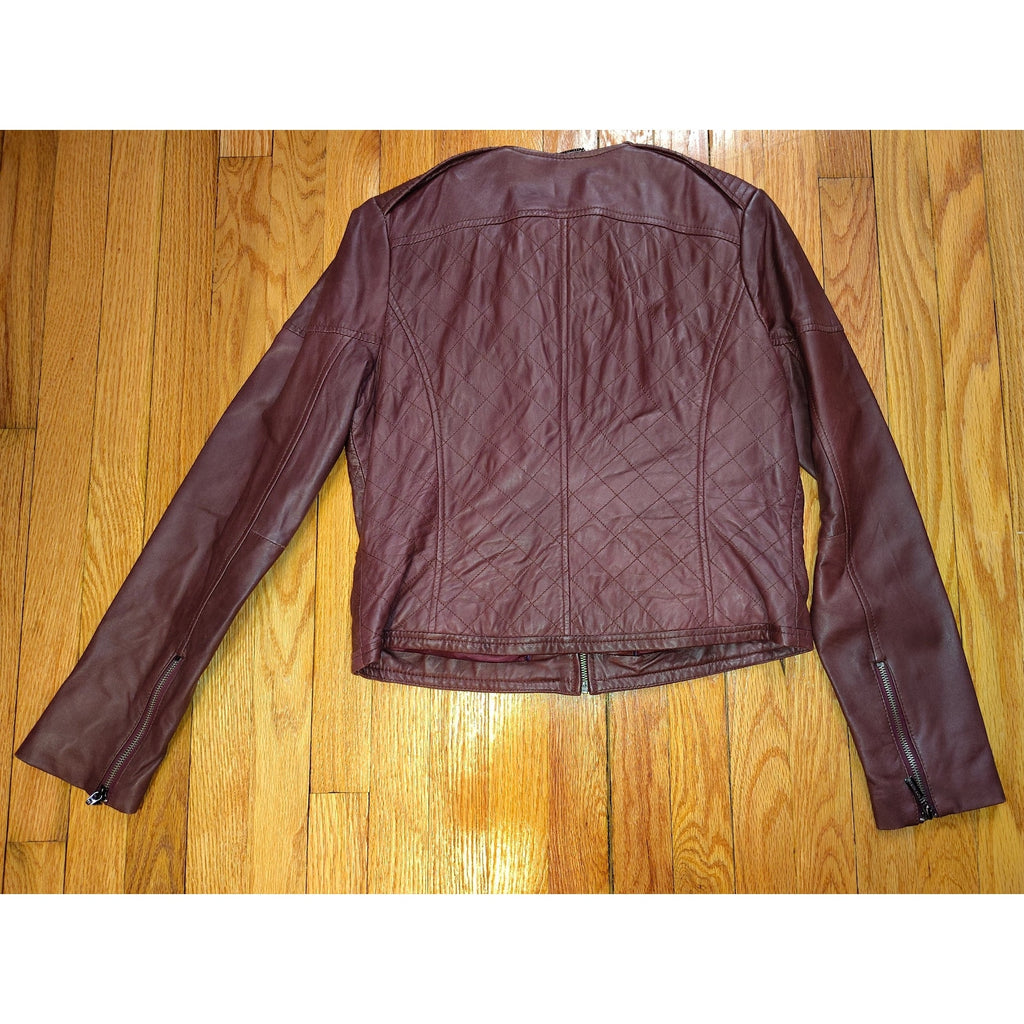 Bernardo Lambskin Moto Jacket  Sz M
