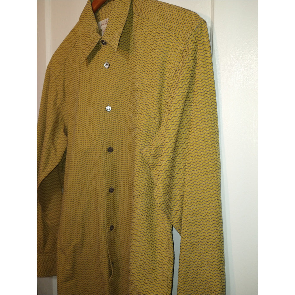 Vintage Men's Zenga Oversize dress Shirt Sz S
