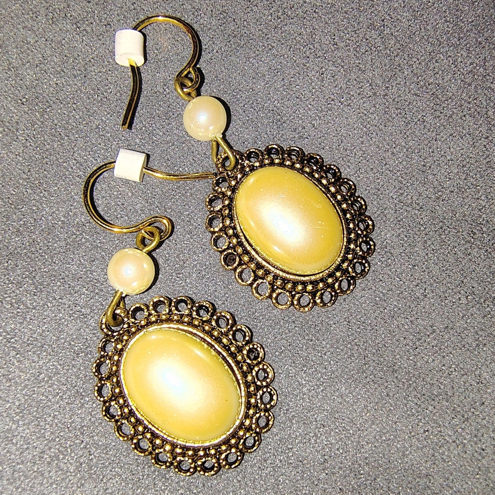 Vintage New Pearl Dangle Earrings
