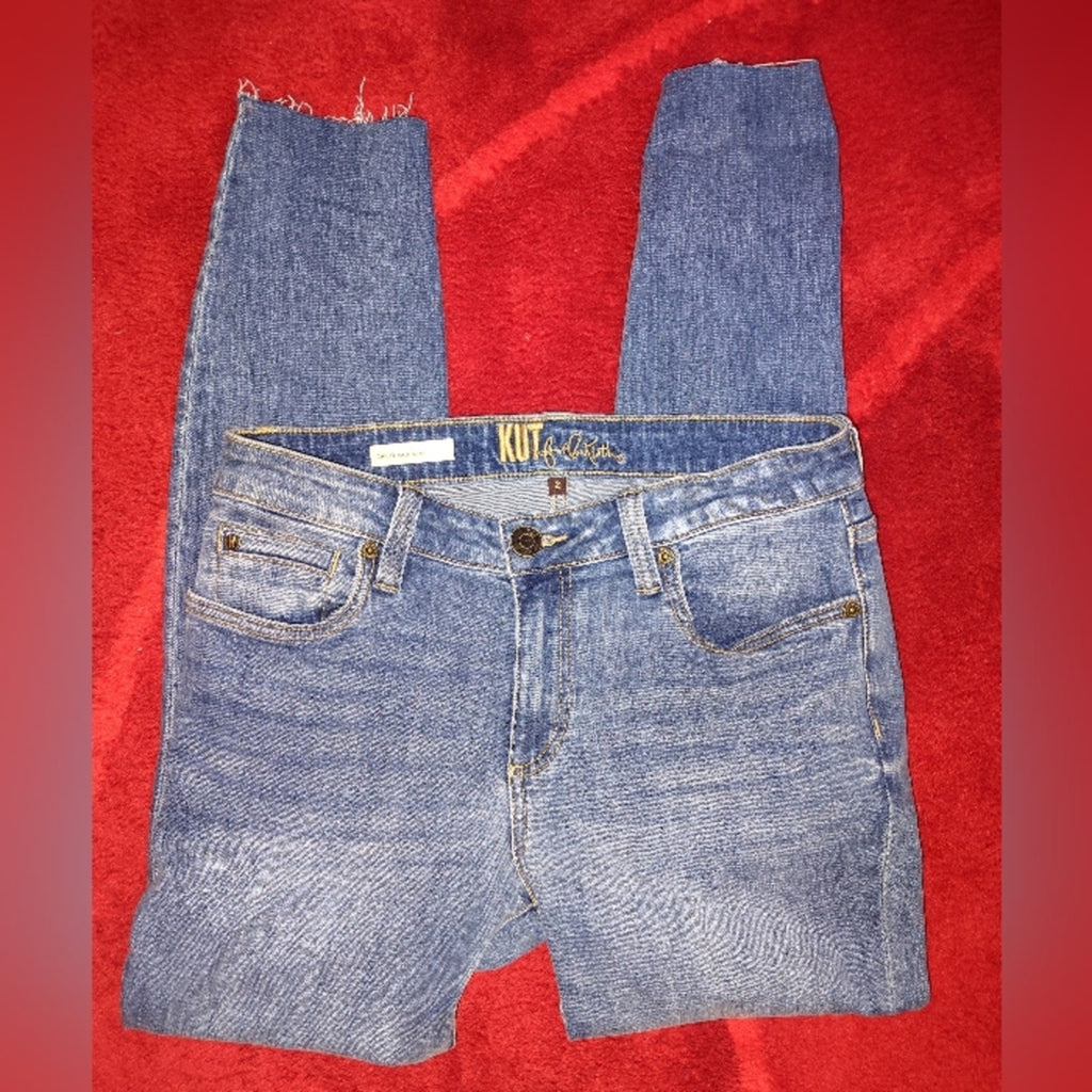 Kut Carlo Ankle Skinny Jeans Sz 2