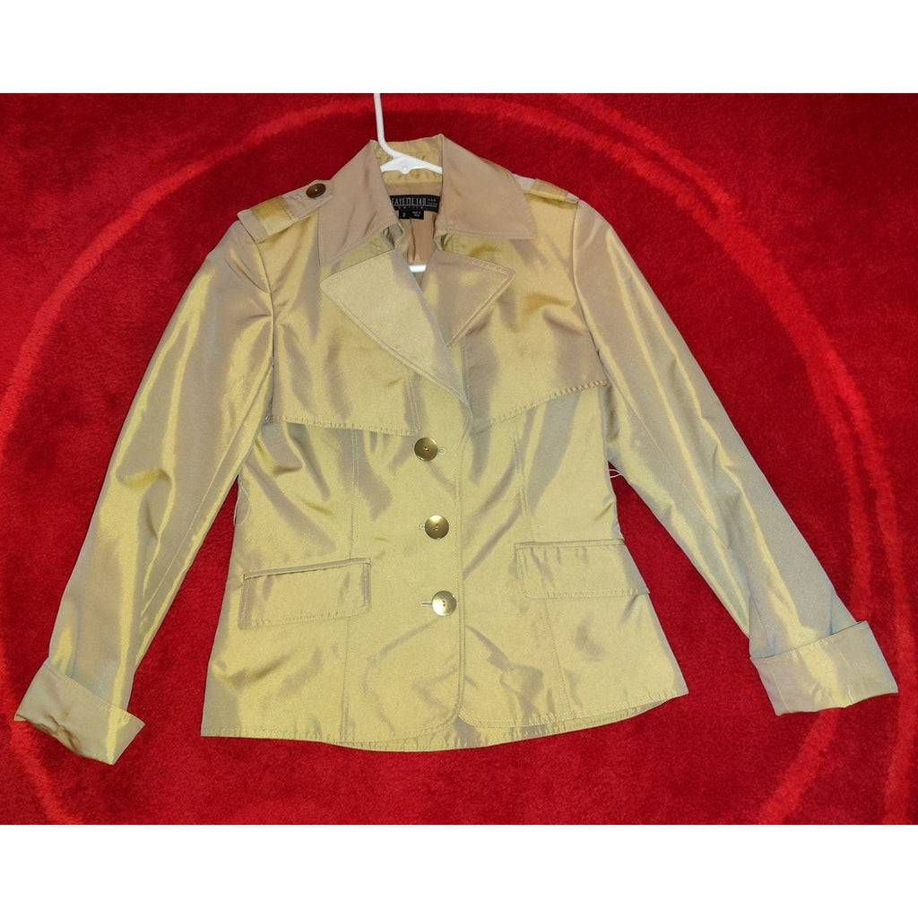 Lafayette 148 cropped Trench Sz 2 - No Belt