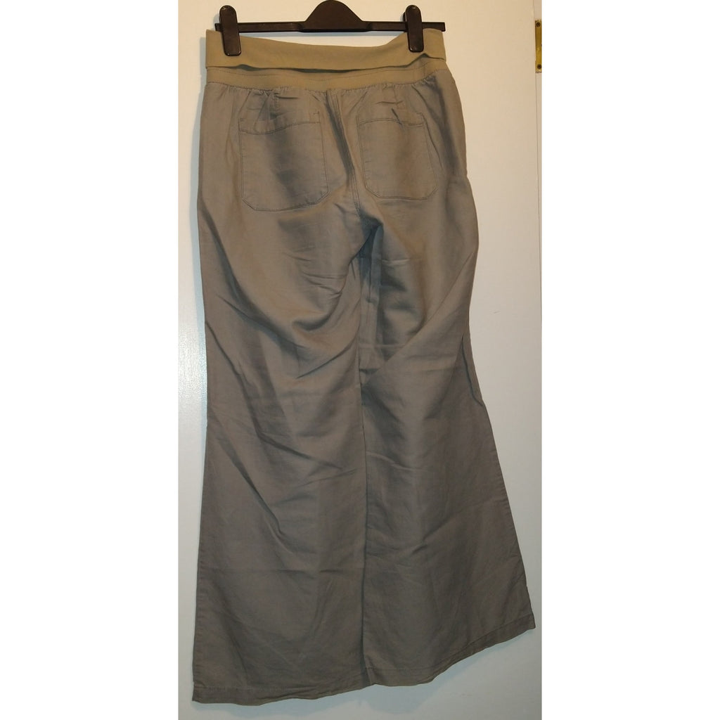 Rollover waist Linen pants NWOT sz M