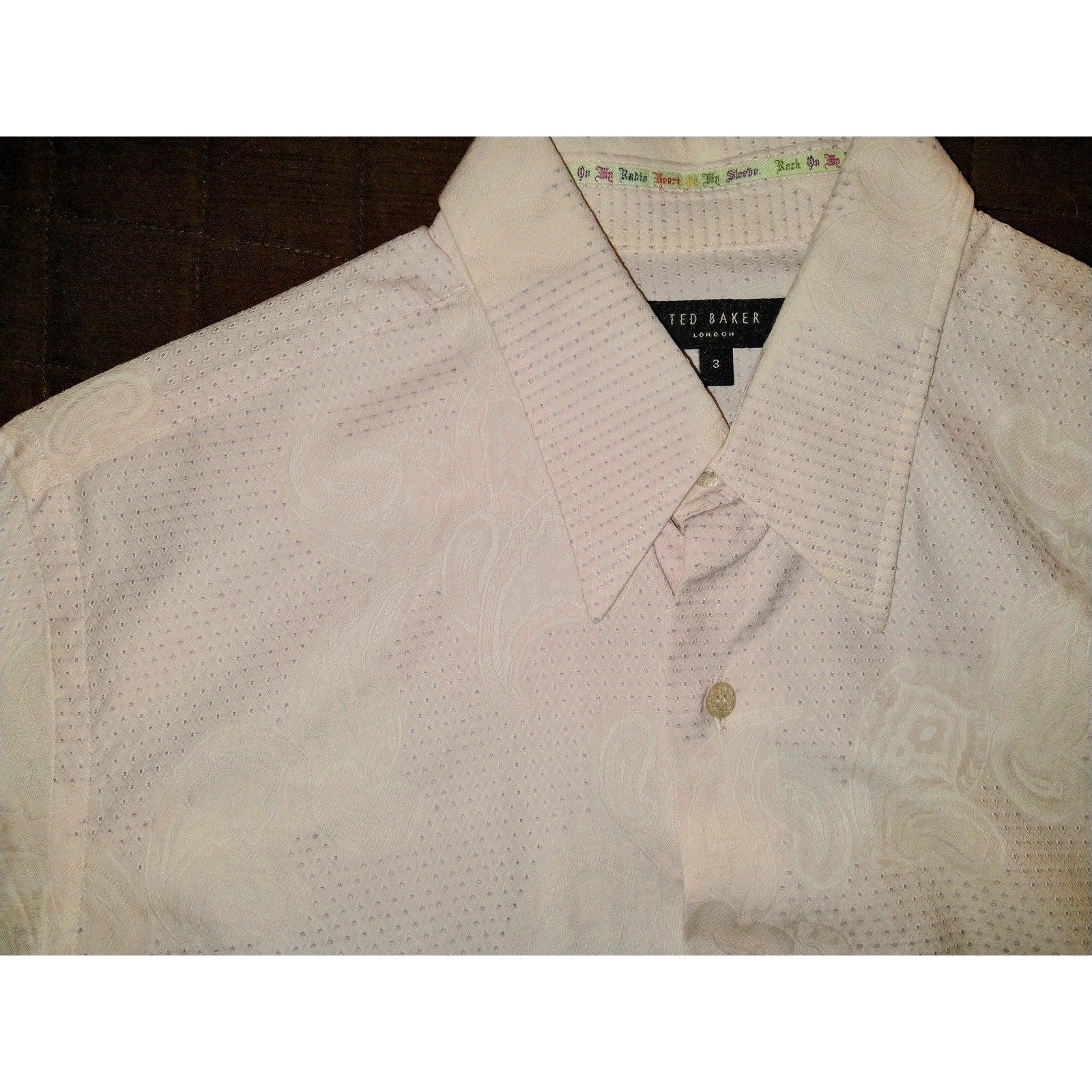 Ted Baker Pink Shirt Sz M