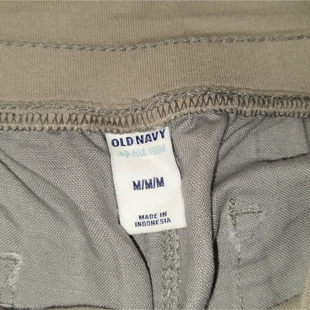 Rollover waist Linen pants NWOT sz M