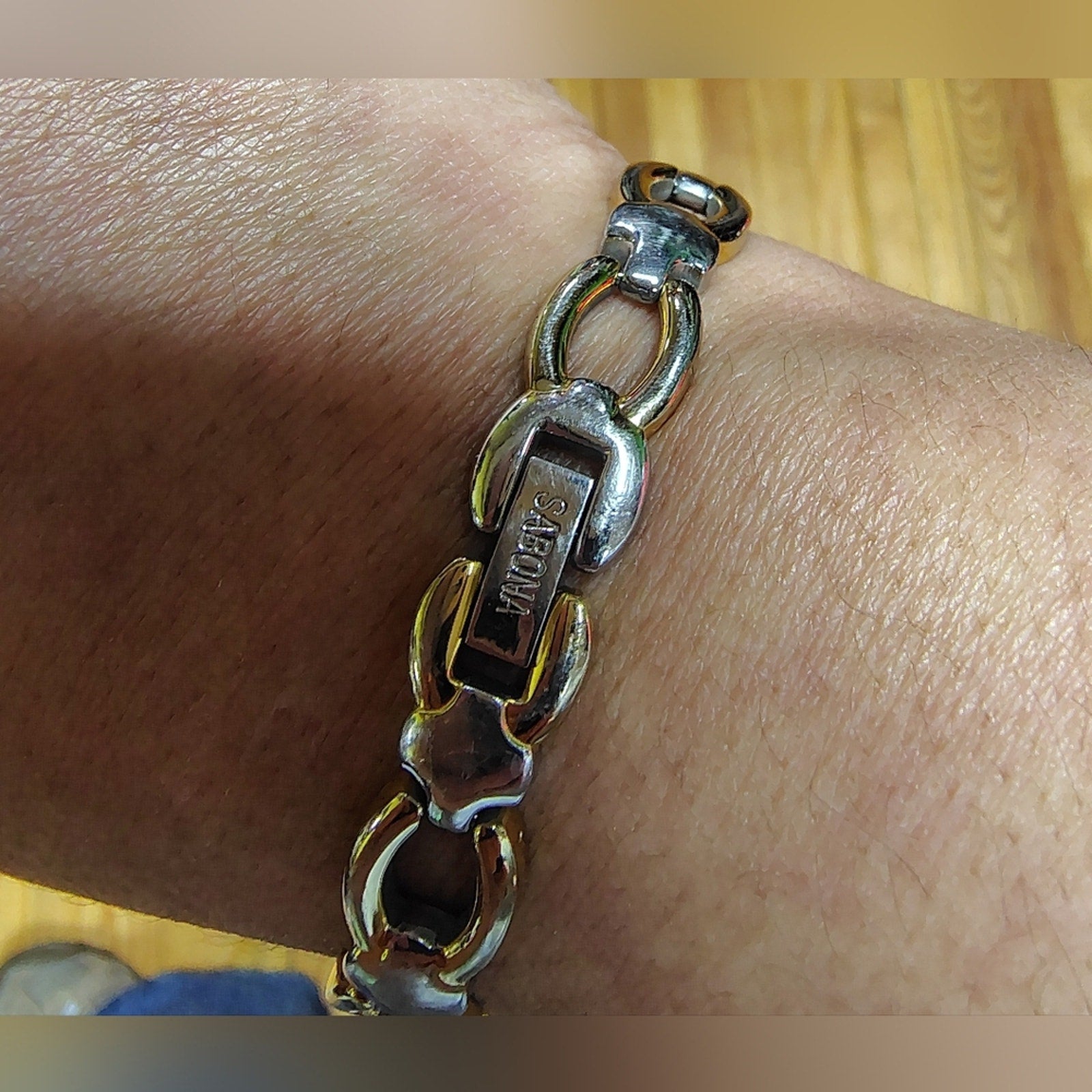 Sabona Two Tone Copper Magnetic Bracelet