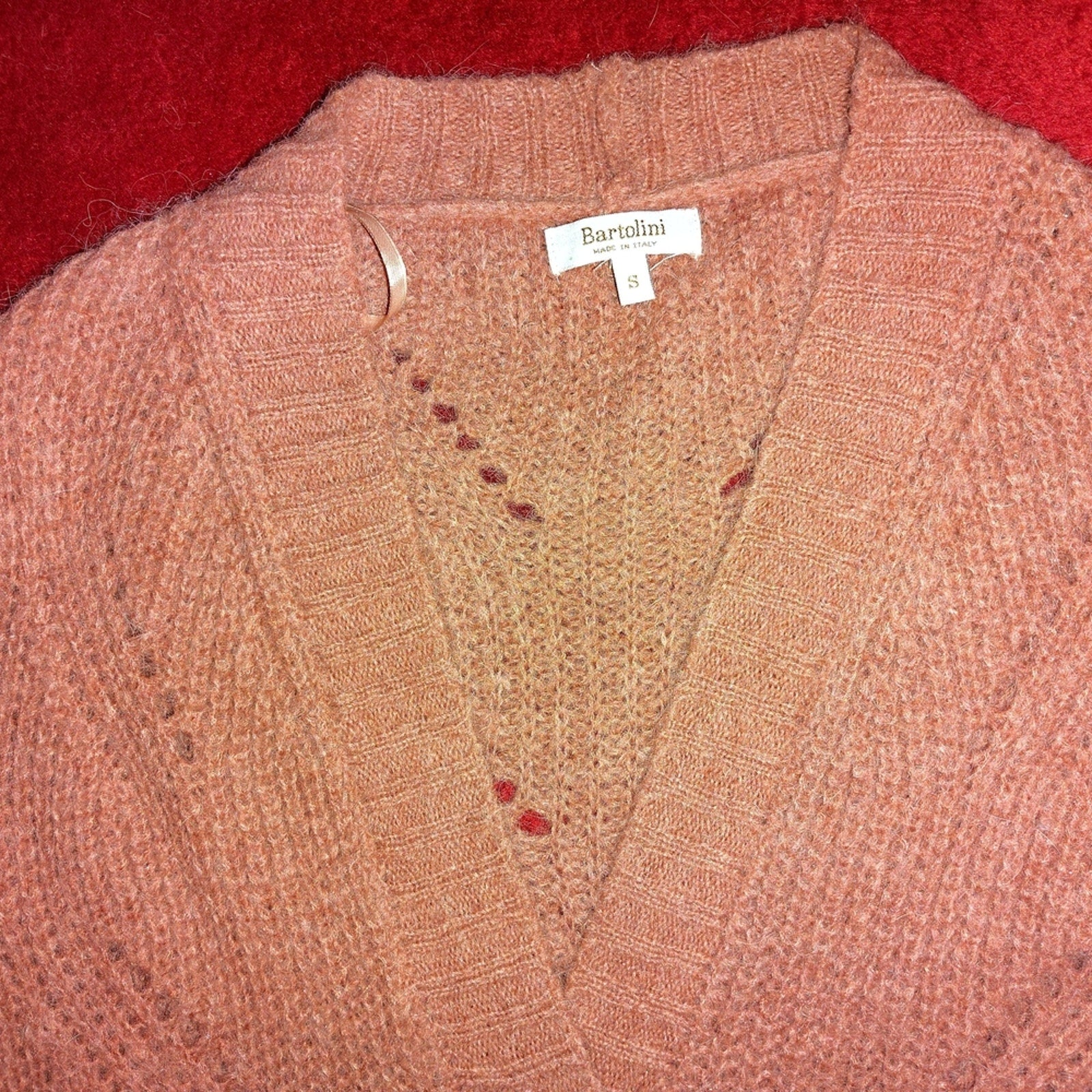 Bartolini Cozy Alpaca Knit Cardigan Sz S