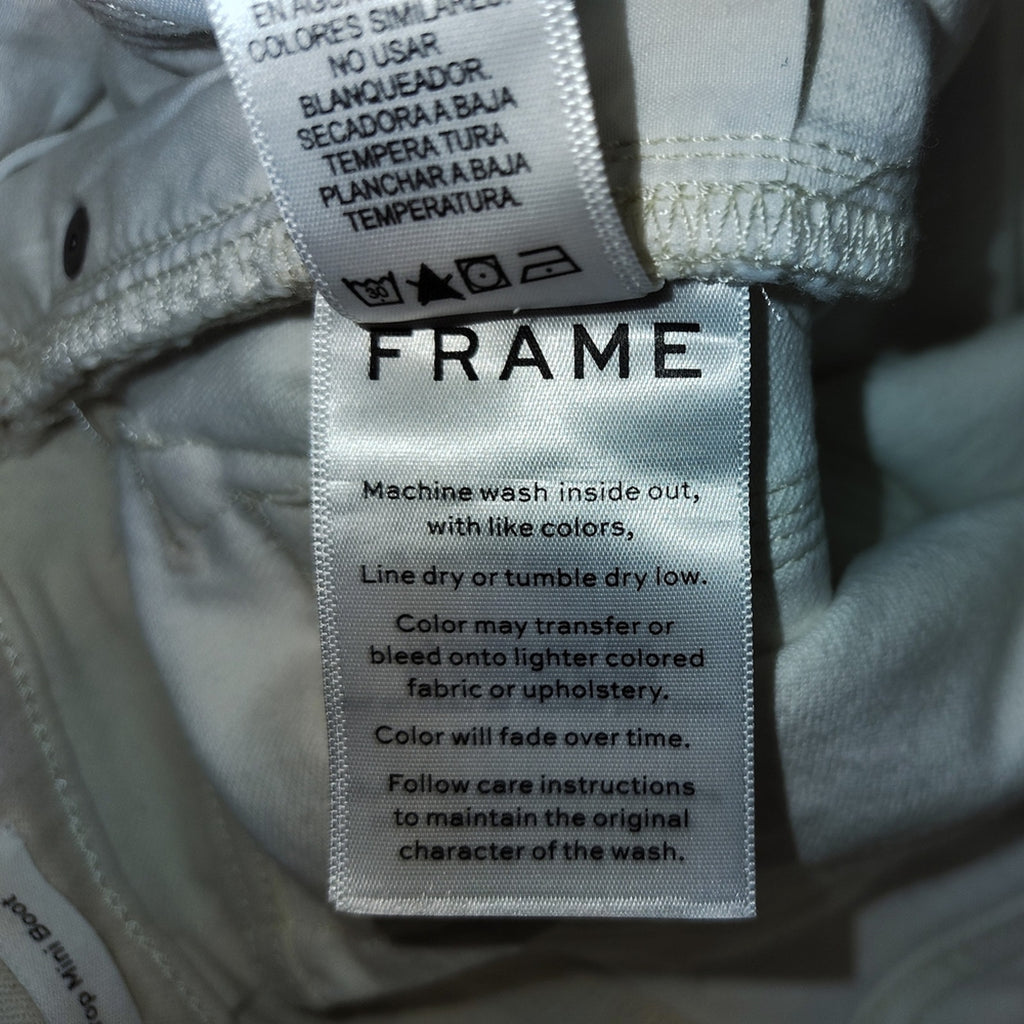 Frame Denim 2 Tone Le Crop Mini Bootcut Sz 26
