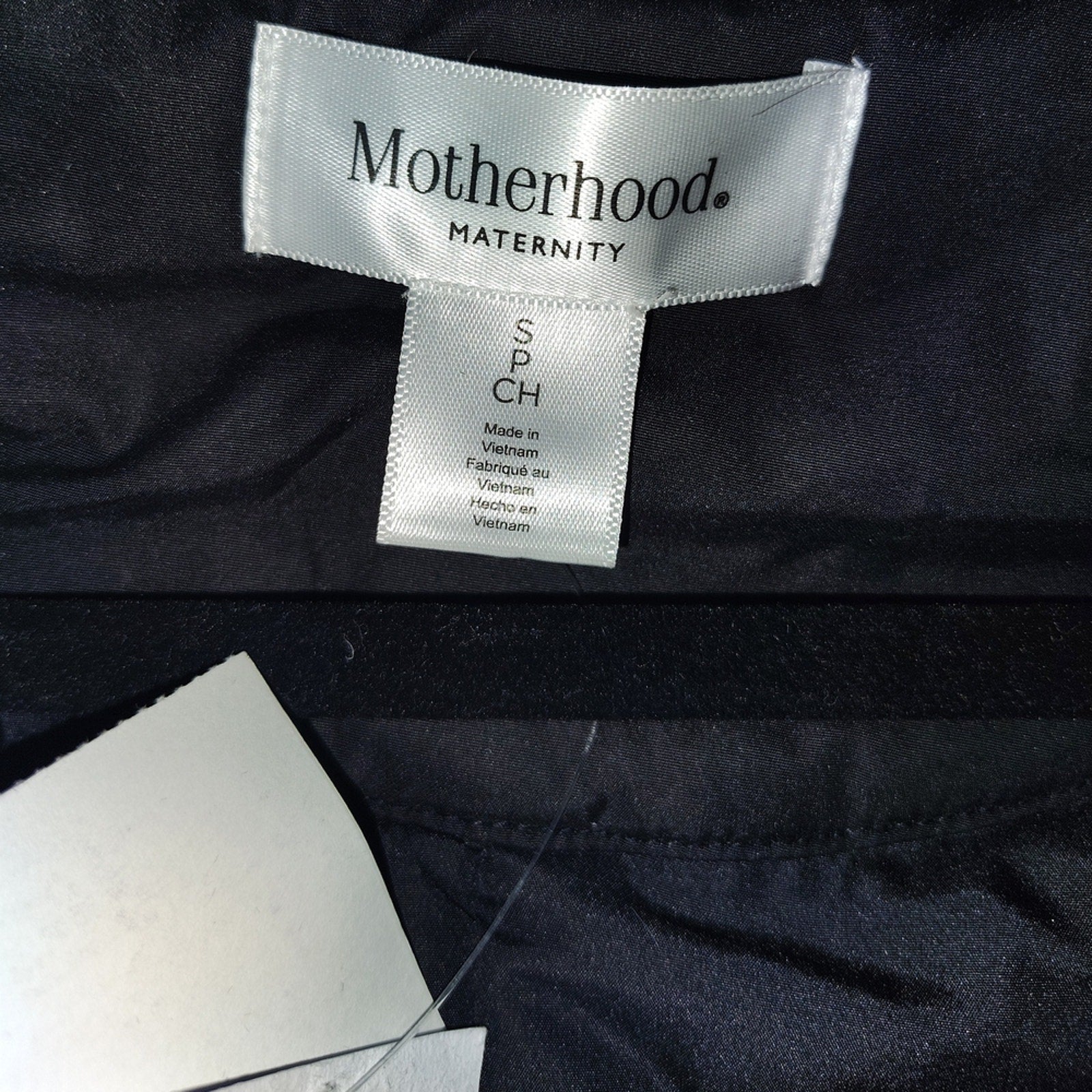 Motherhood Maternity Sz S The Snug Coat w/ Faux Fur Hood