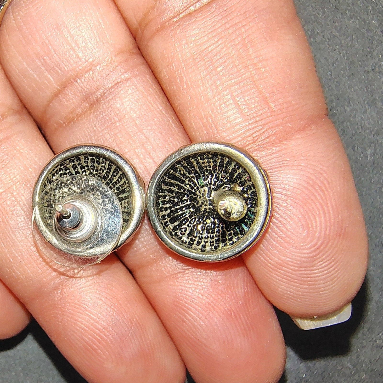 Elegant Silver Stud Earrings