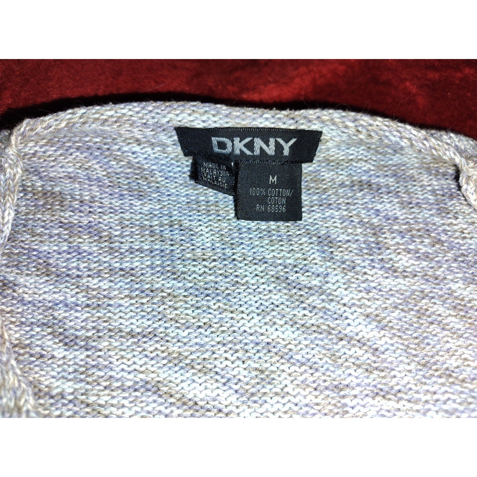 Vintage DKNY NWOT Men's  Knit Sweater Sz M