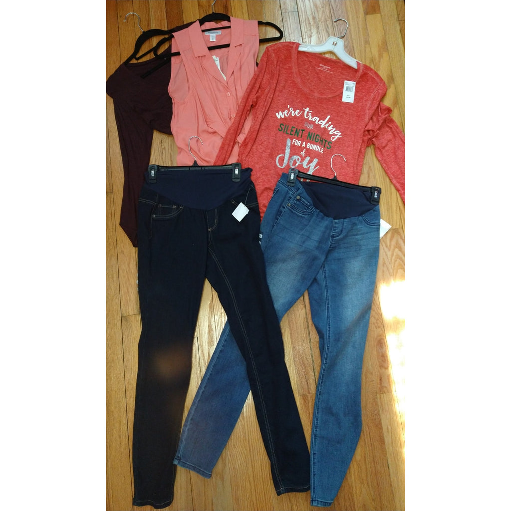 Maternity Mystery Bundles Sz M, 5 Items