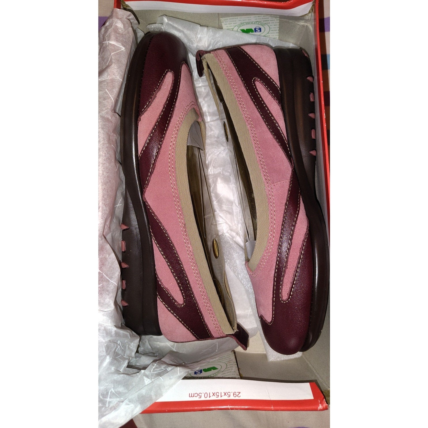 Aerosoles suede Ambush Loafers SZ 8W in Purple Combo