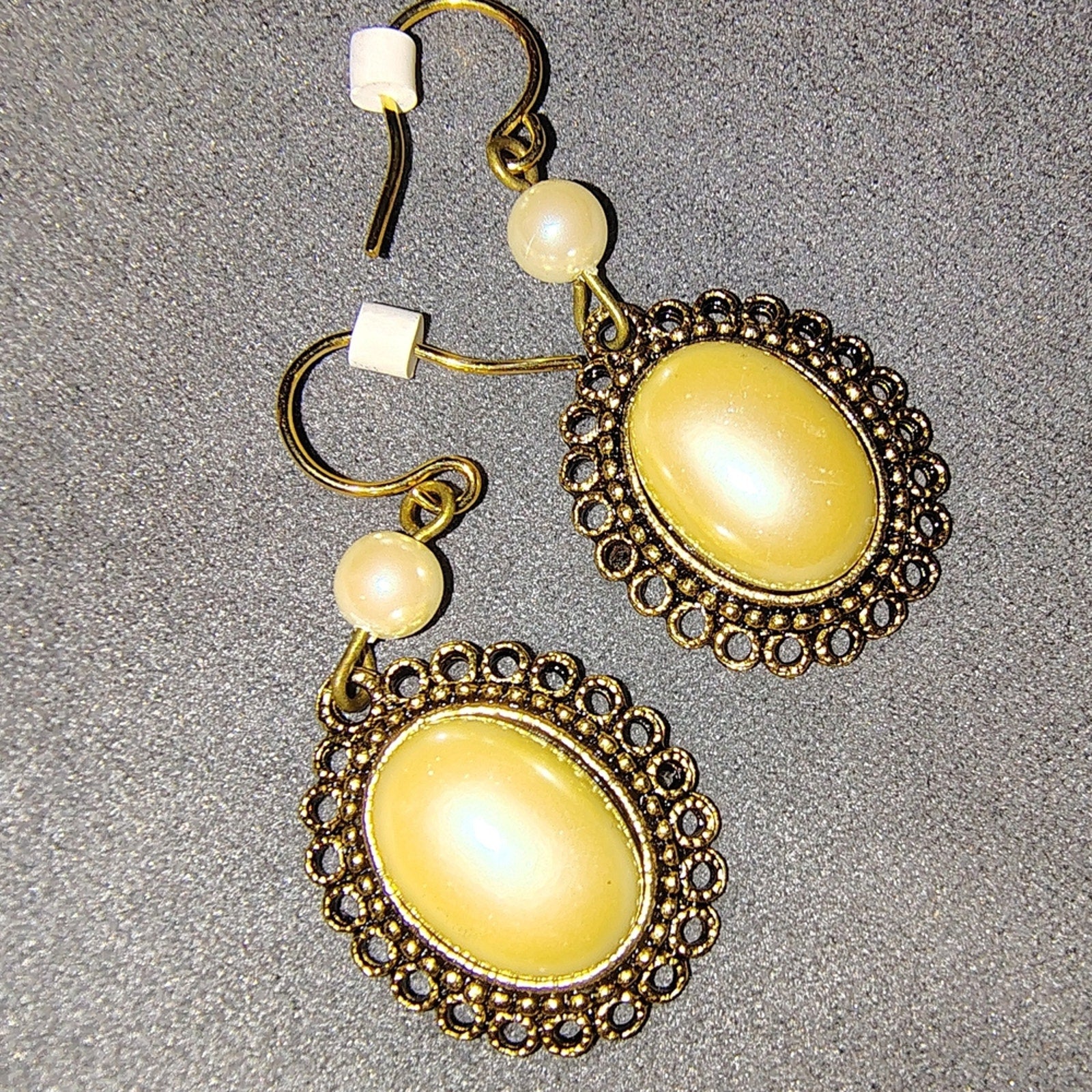 Vintage New Pearl Dangle Earrings