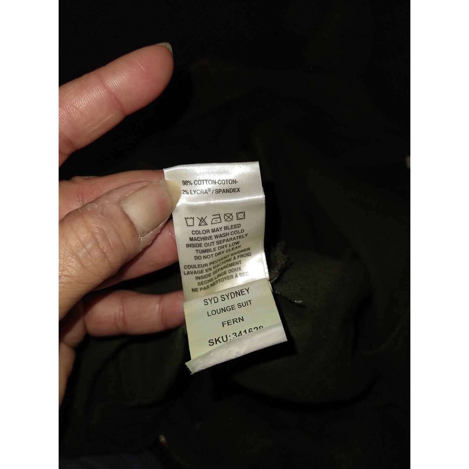 Warp + Weft Army Green Jumpsuit SZ M