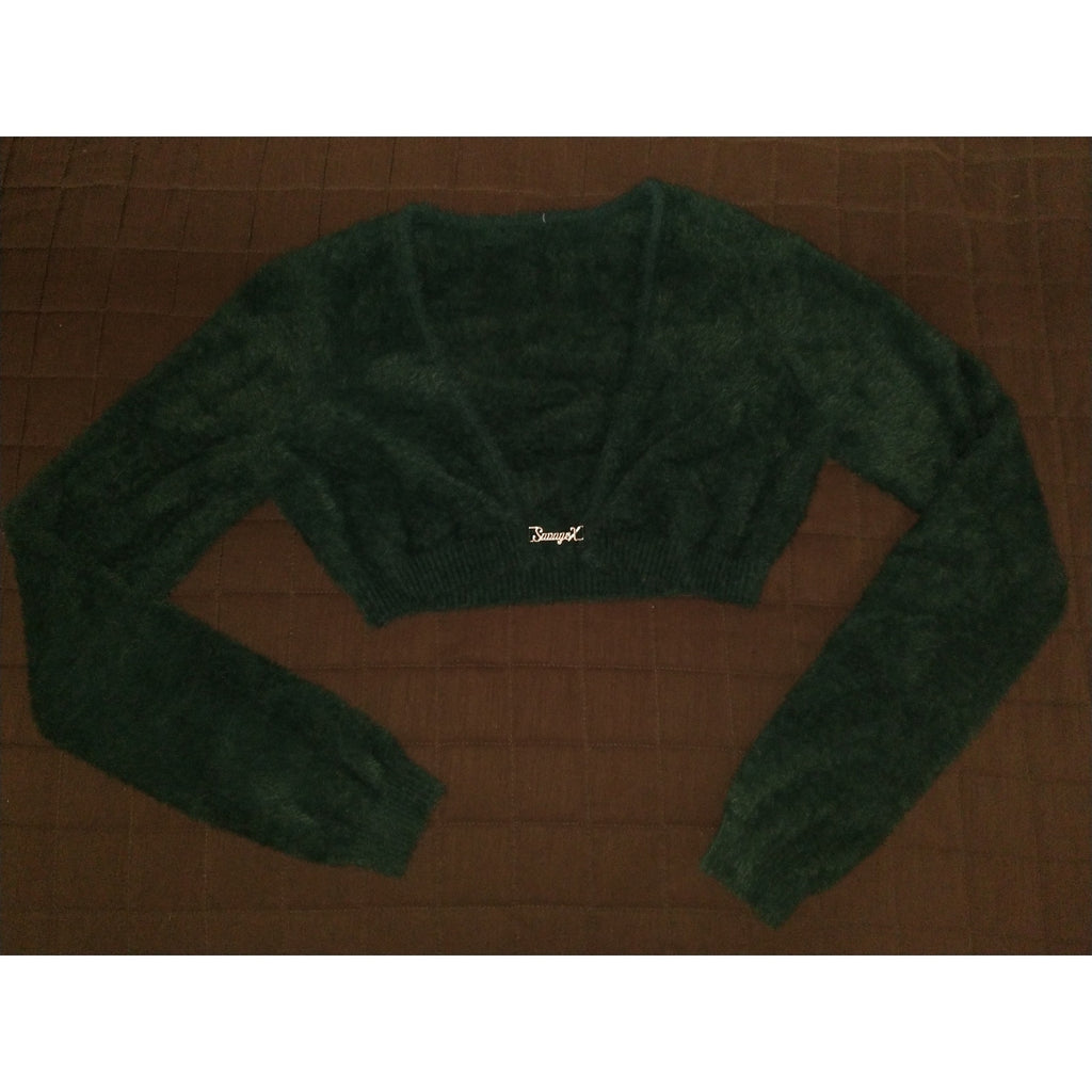 Savage Fenty x fuzzy green XS