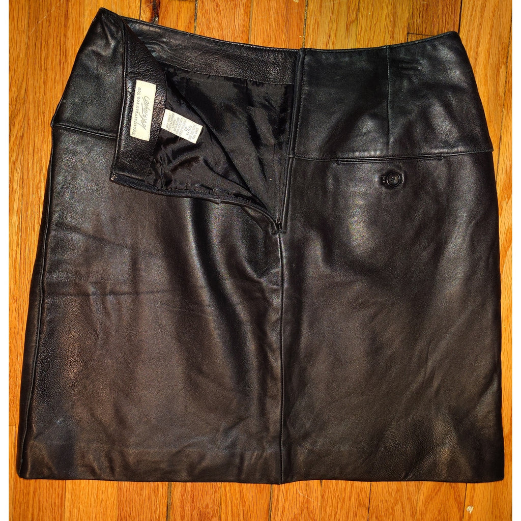 Vintage Lord & Taylor lambskin mini Sz 12