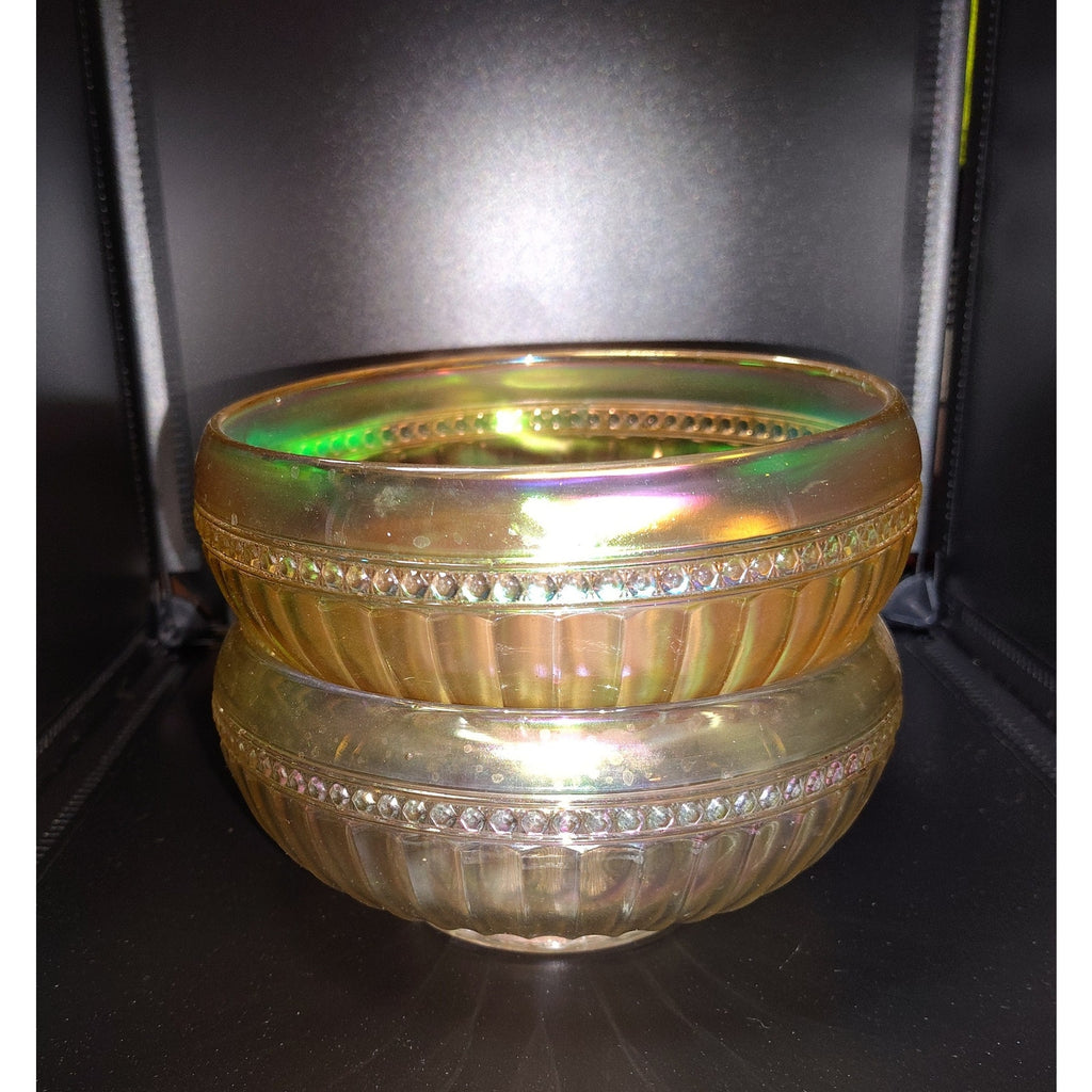 Vintage Iridescent candy bowls, 2