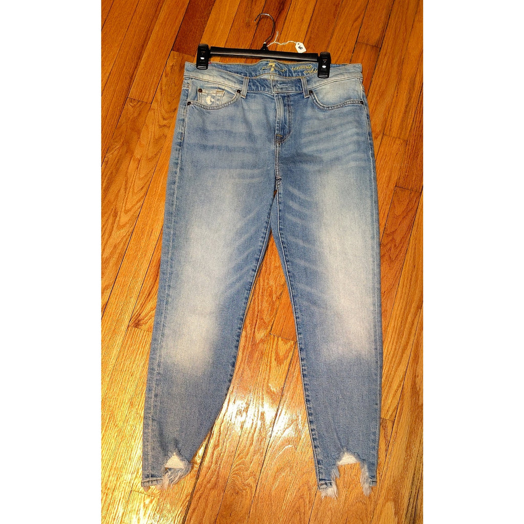 Seven Jeans Distressed Ankle SZ 30