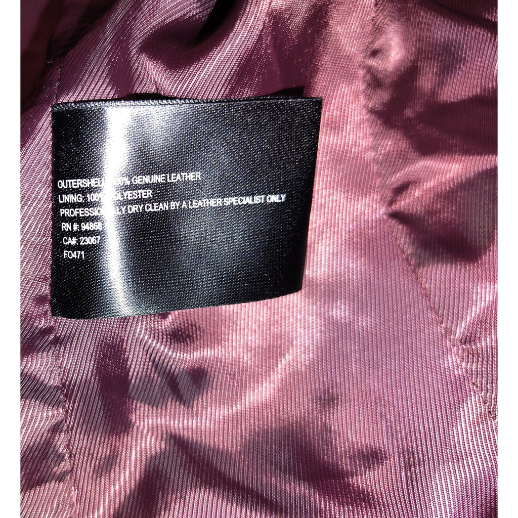 Bernardo Lambskin Moto Jacket  Sz M
